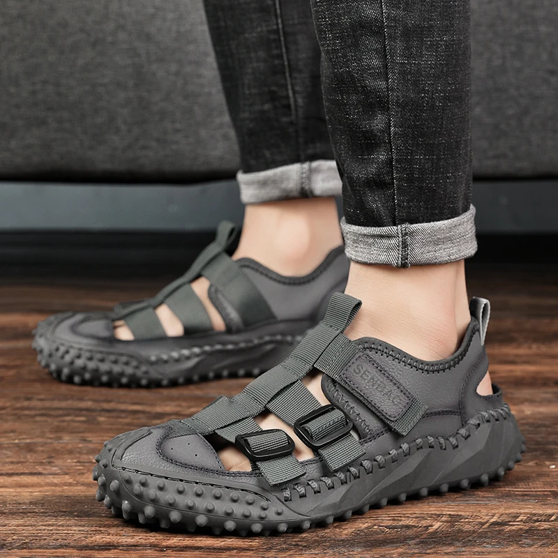 outdoor sandal color gray size 8.5 for women