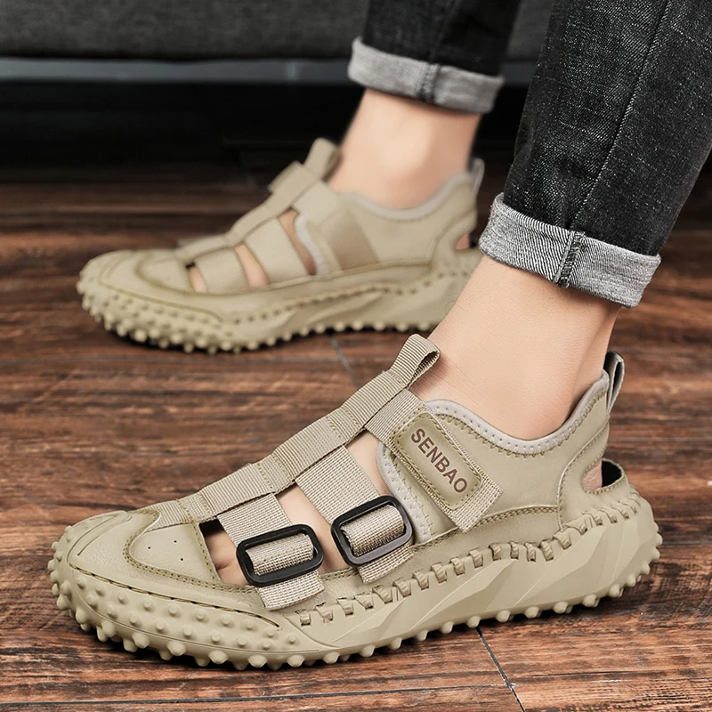 casual sandal color gray size 8.5 for women