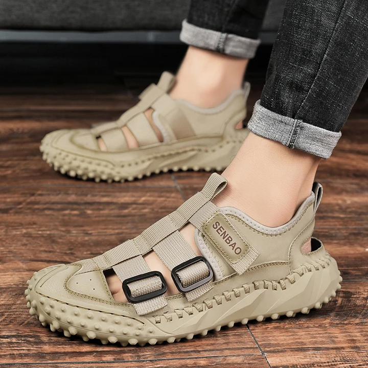casual sandal color gray size 8.5 for women