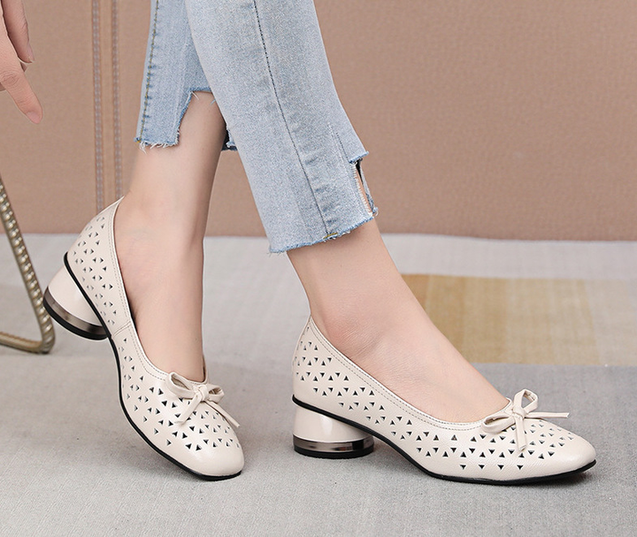 spring pumps shoes color beige size 6 for women