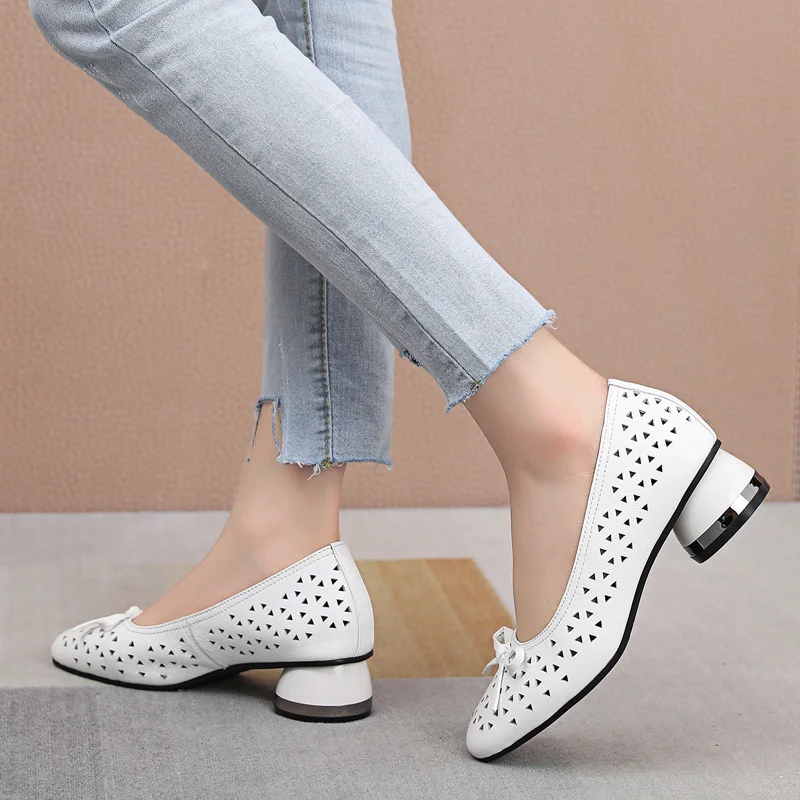 elegant pumps shoes color white size 8.5 for women