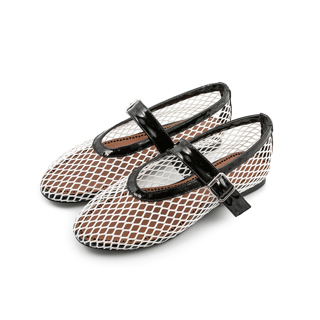 casual flat shoes color black size 7 for women