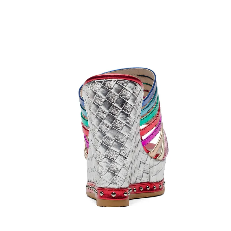 dress wedges color multi size 8.5 for women