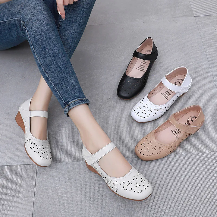 casual sandals color beige size 8 for women