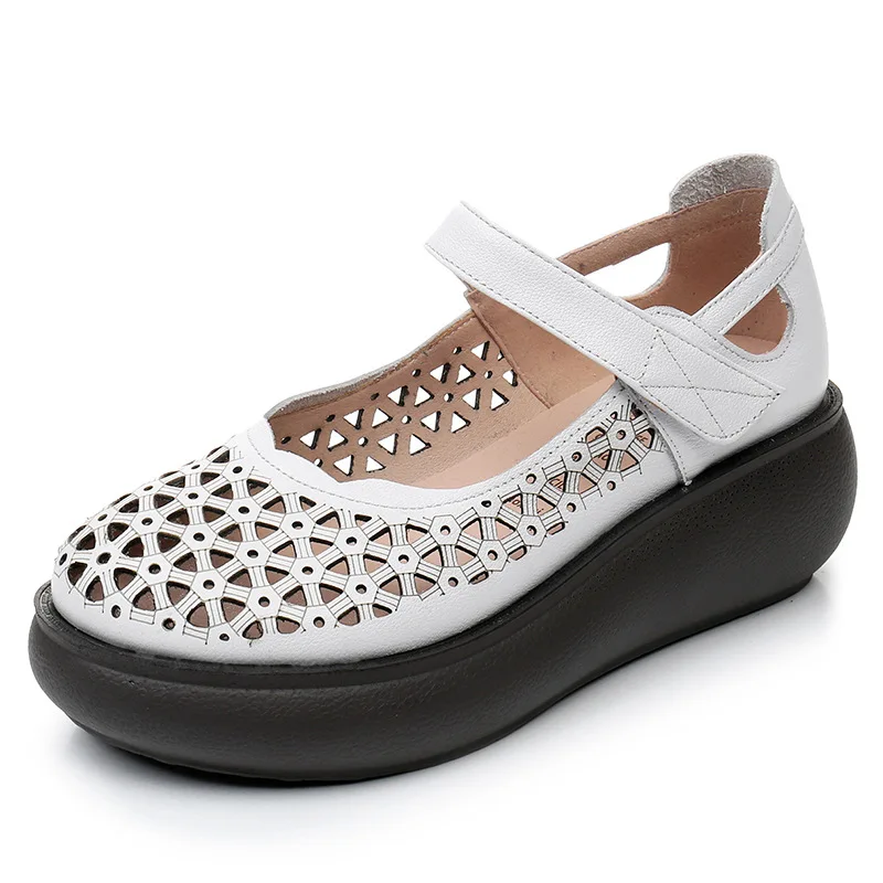 comfortable sandals color white size 9 for women