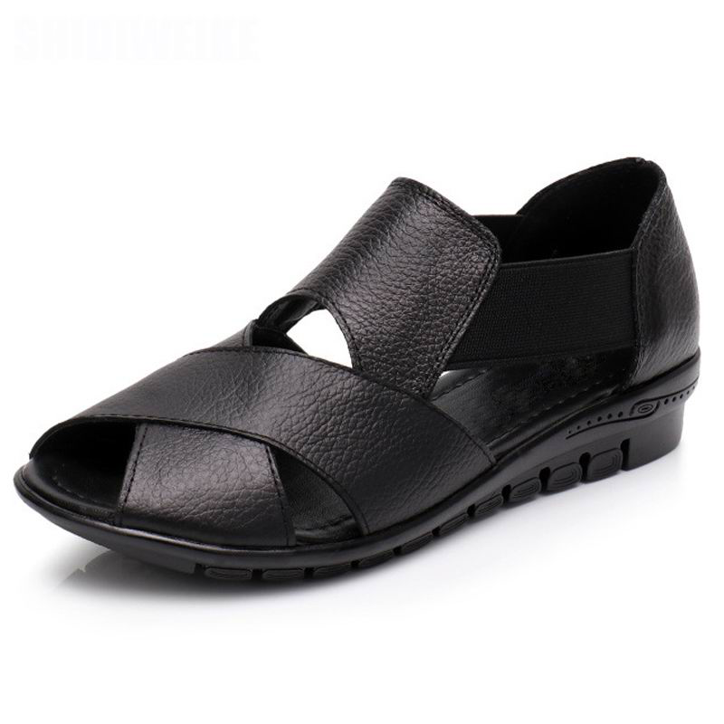 sandals color black size 5 for women
