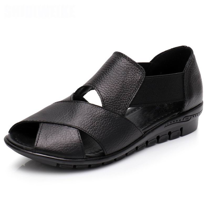 sandals color black size 5 for women