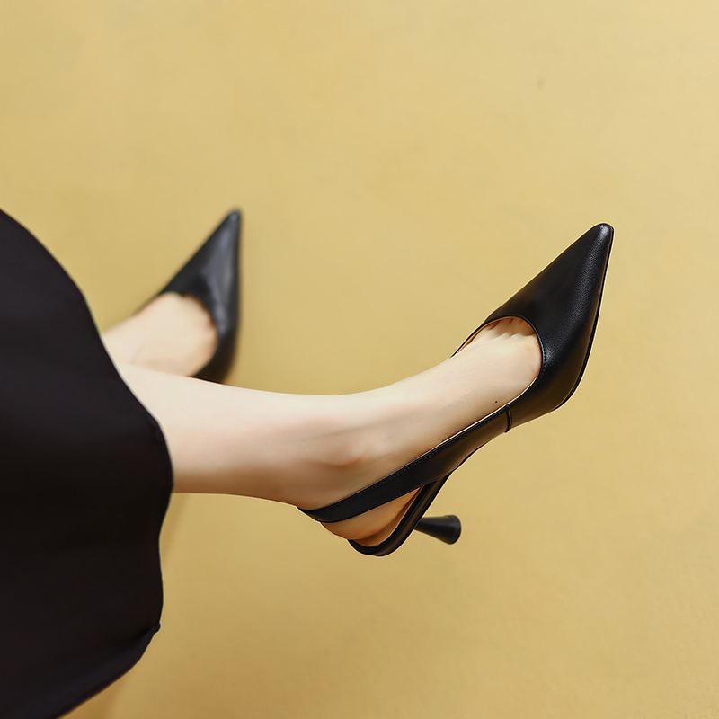 thin heel sandals color black size 8.5 for women
