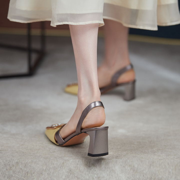 high quality sandals color gold size 11 for women