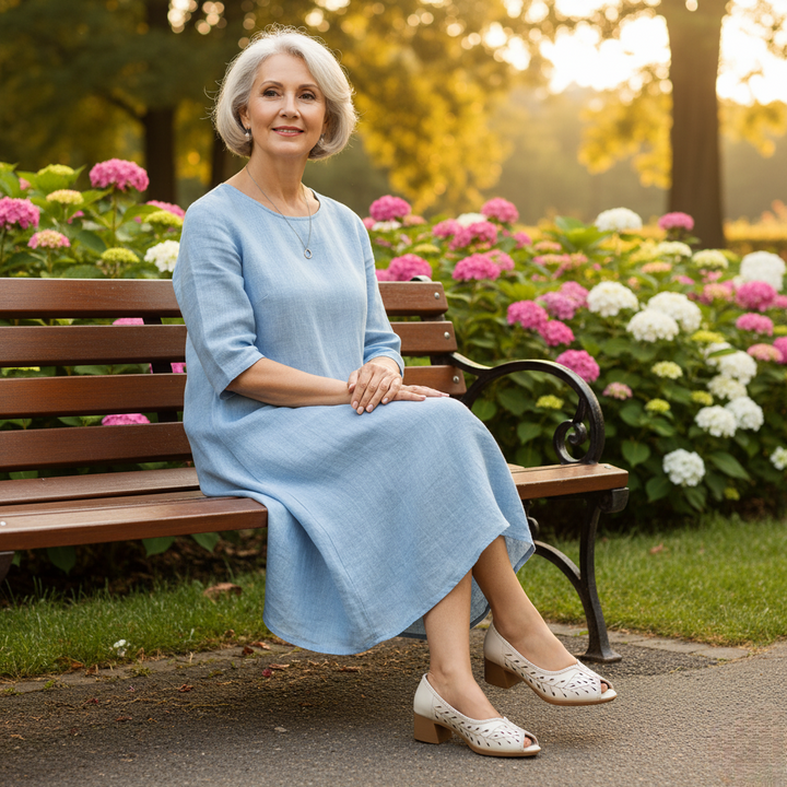 USS Shoes Lucrecia Women's Leather Hollow Sandals