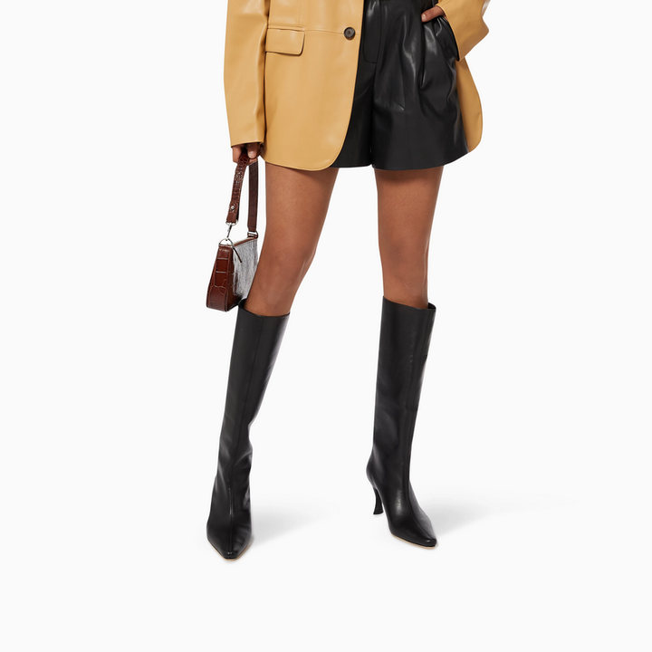 knee-high boots color black size 9.5 for women