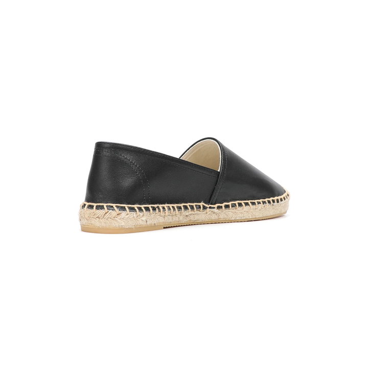 casual espadrilles color black size 8 for women