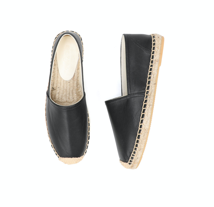 slip on espadrilles color black size 9 for women
