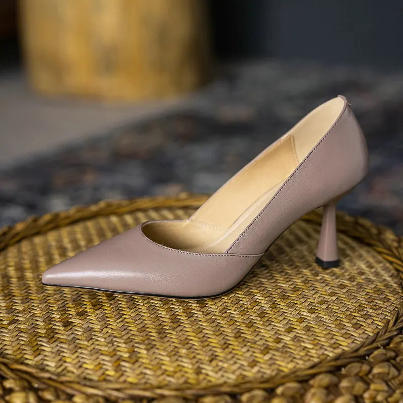 pointed toe pumps color pink size 7 for women