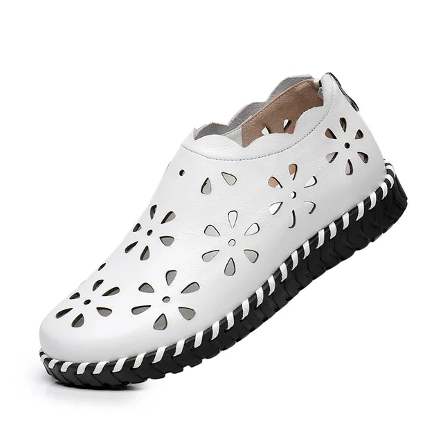 breathable sandals color white size 5 for women