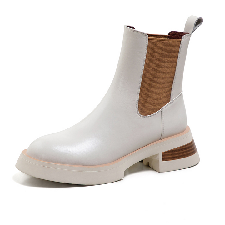 winter boots color beige size 6 for women