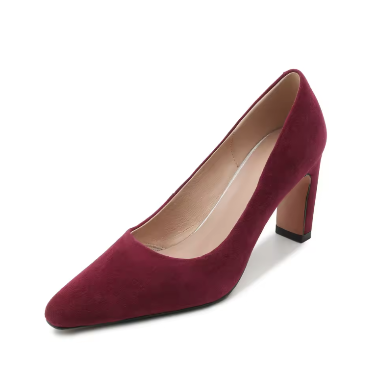 dress pumps color wine size 5.5 for women