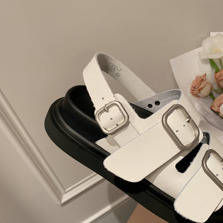 comfortable sandals color beige size 8 for women