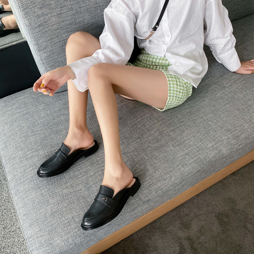 anti slip mule color black size 7 for women