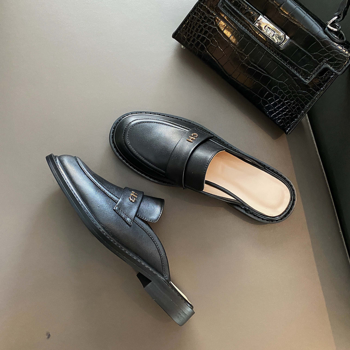 summer mule color black size 6 for women