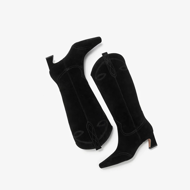 Autumn Boots Color Black Size 7 for Women