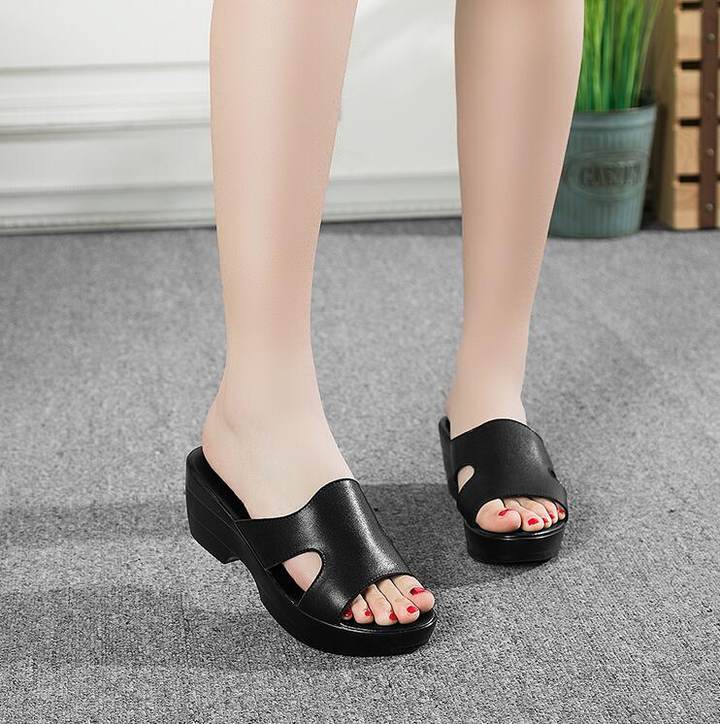 comfortable sandal color black size 9 for women 