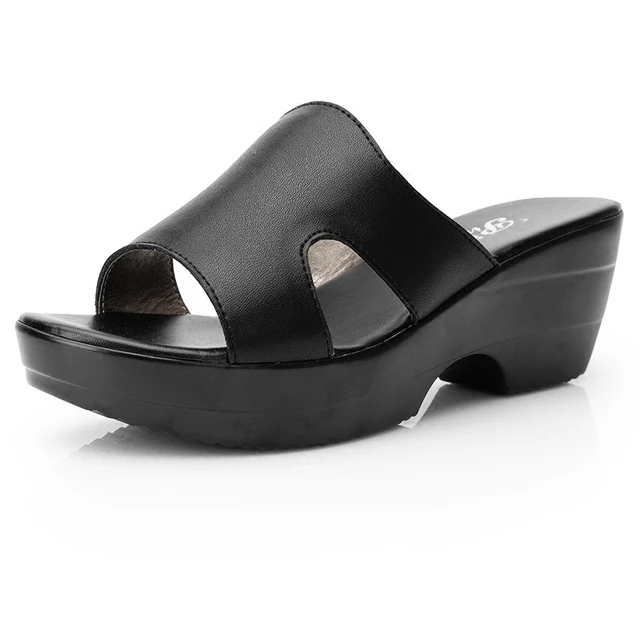 sandal color black size 5 for women 