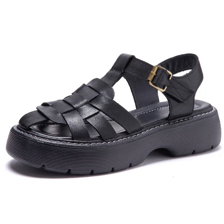 sandals color black size 5 for women