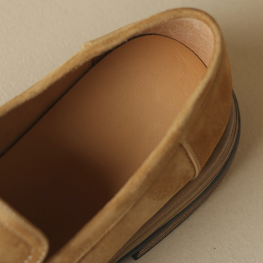 comfortable loafers color brown size 6 for women