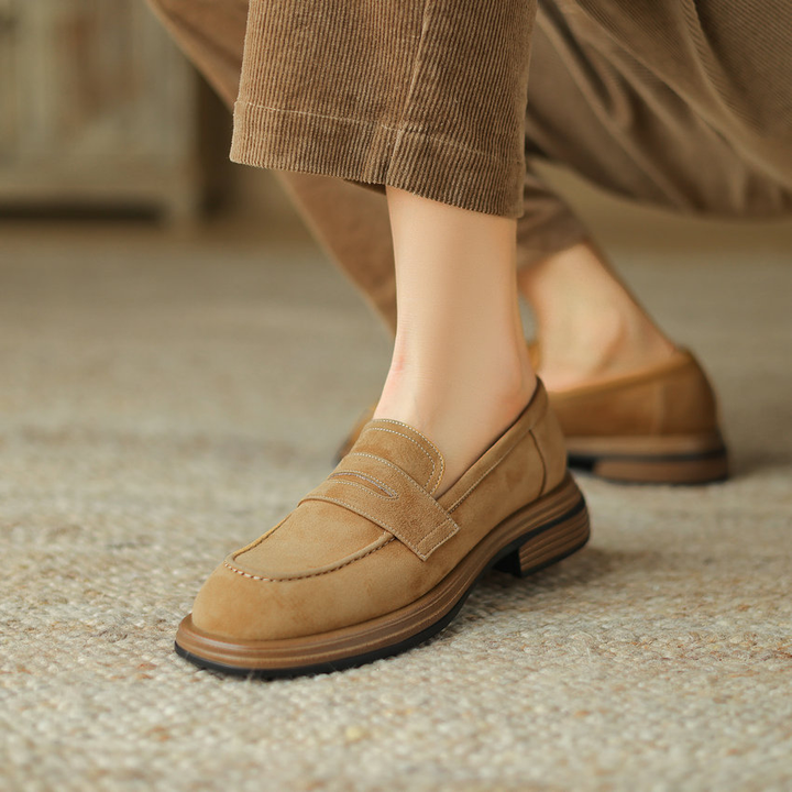 dress loafers color beige size 8.5 for women