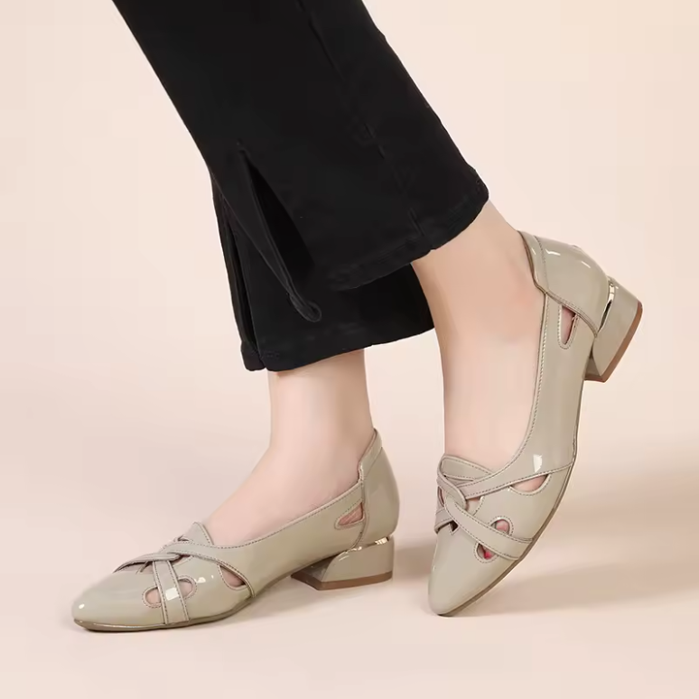 office pumps color beige size 8 for women