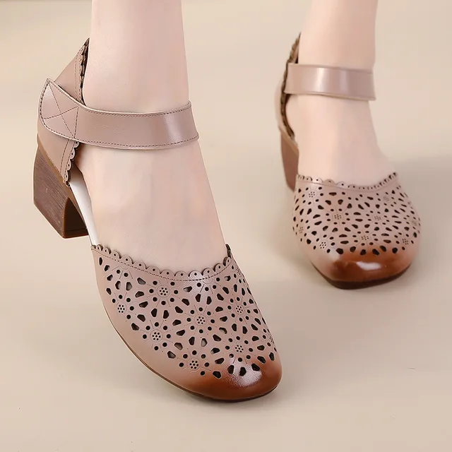 office sandals color khaki size 7 for women