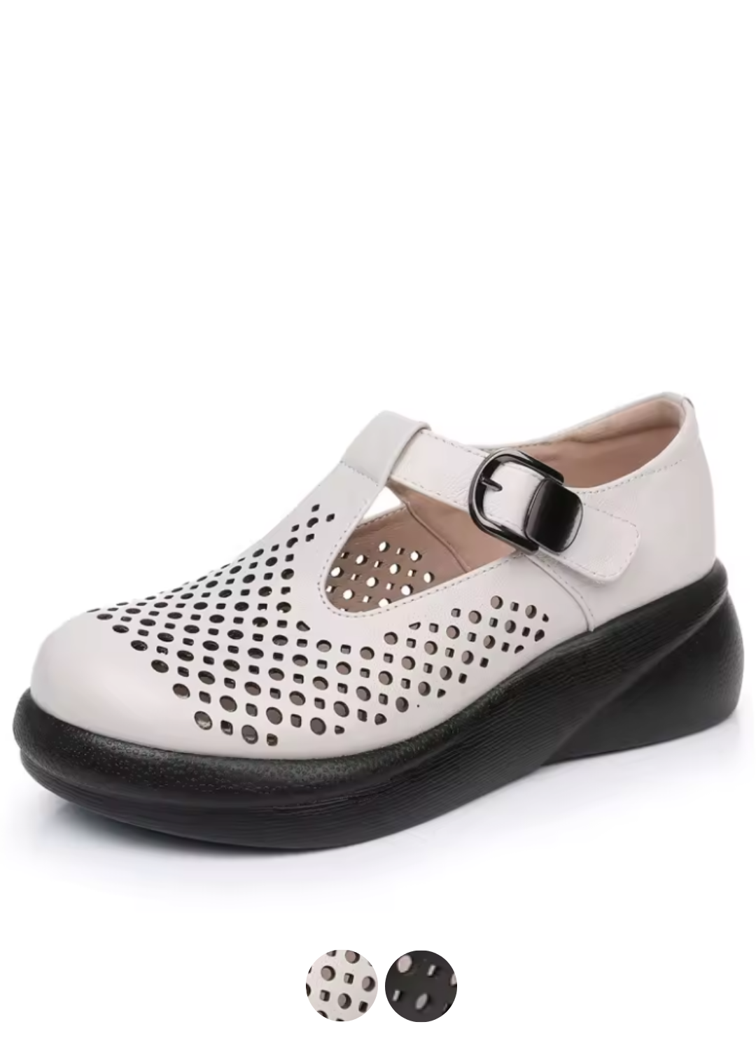 USS Shoes Melissa Women's Hollow Out Leather Platform Sandals