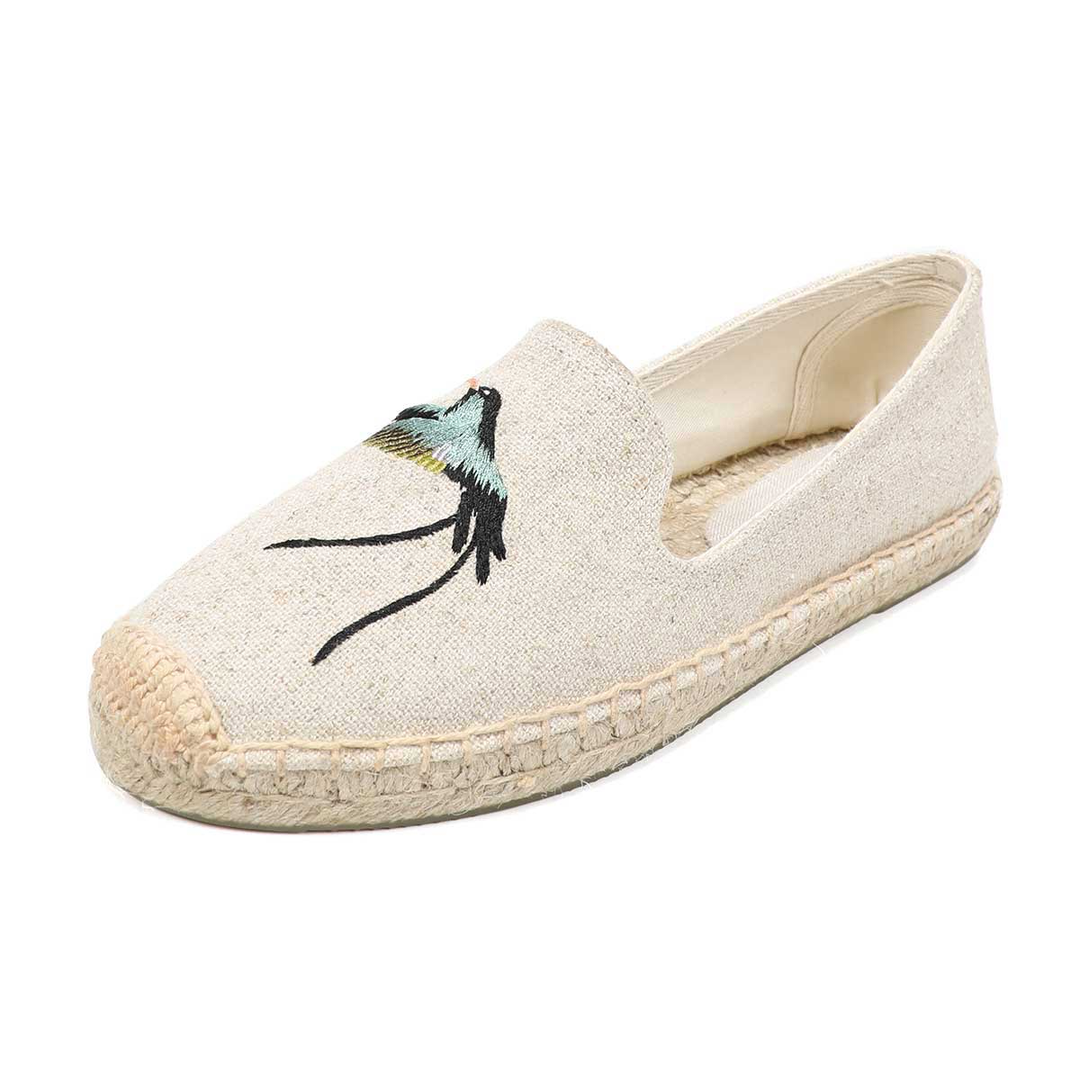 espadrilles color khaki size 5 for women