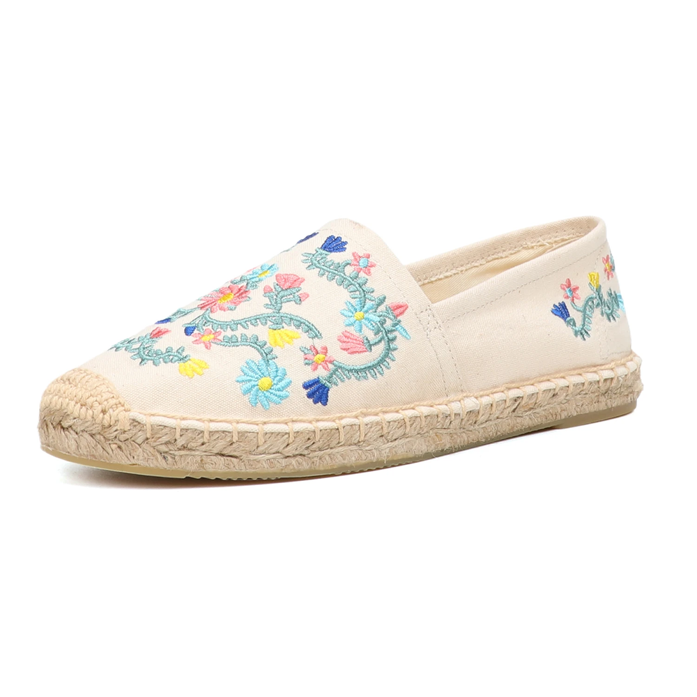 slip on espadrilles color beige size 5.5 for women