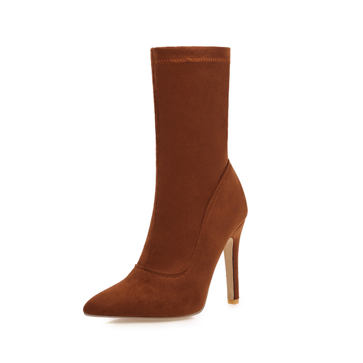ankle boots color brown size 5 for women