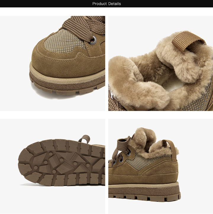plush booties color brown size 7 for women