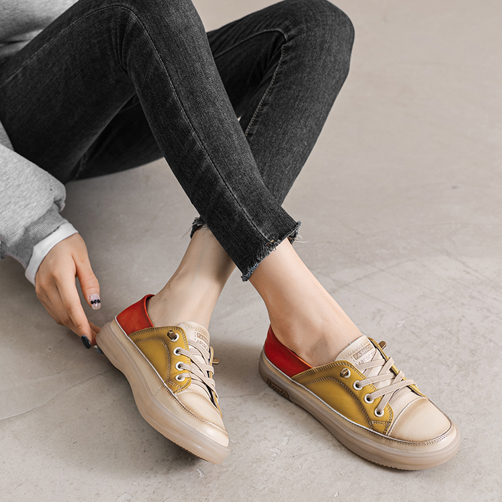 casual sneaker color yellow size 7 for women