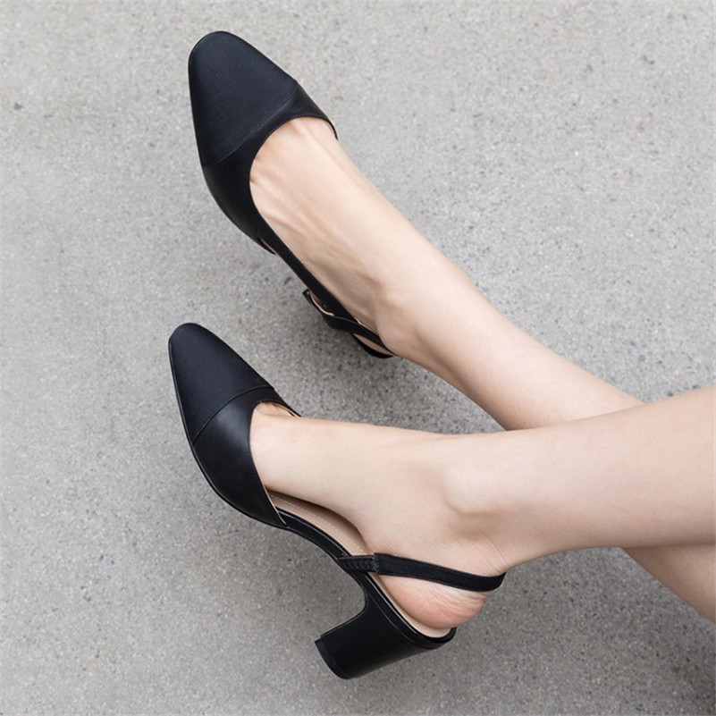 party sandals color black size 9 for women