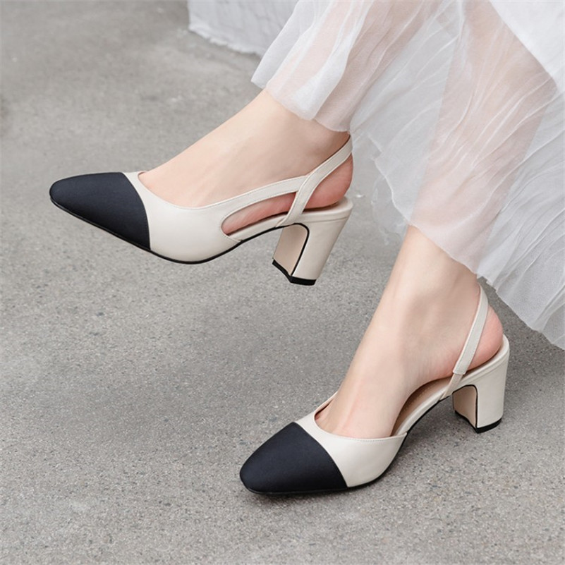 leather sandals color beige size 7.5 for women