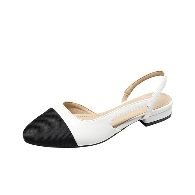 square toe sandals color beige size 7 for women