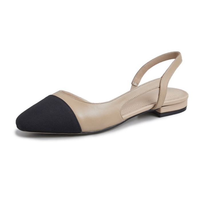 square heel sandals color apricot size 6 for women