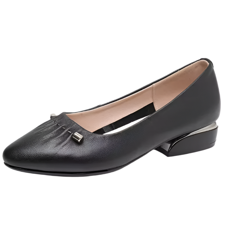 slip pumps color black size 5.5 for women