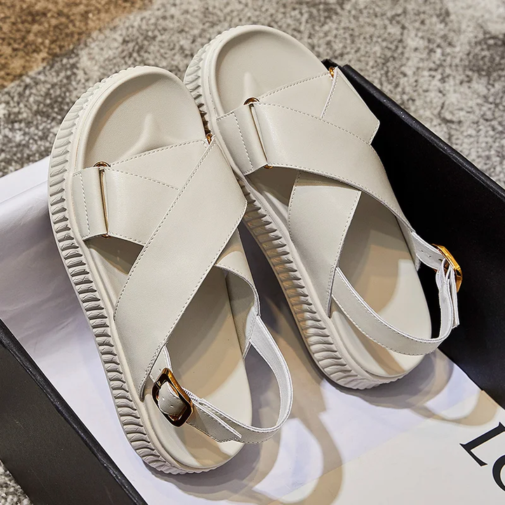  open sandals color beige size 8.5 for women