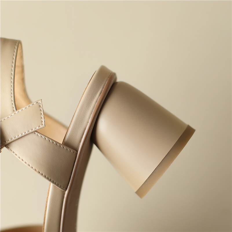 high heel sandals color apricot size 8 for women