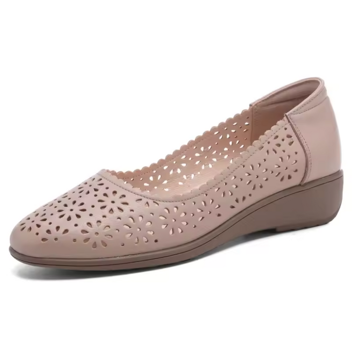 wedges loafers color khaki size 5 for women