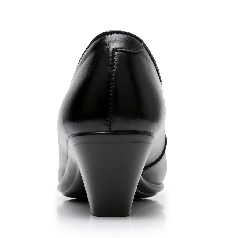 heels pumps shoes color black size 7 for women