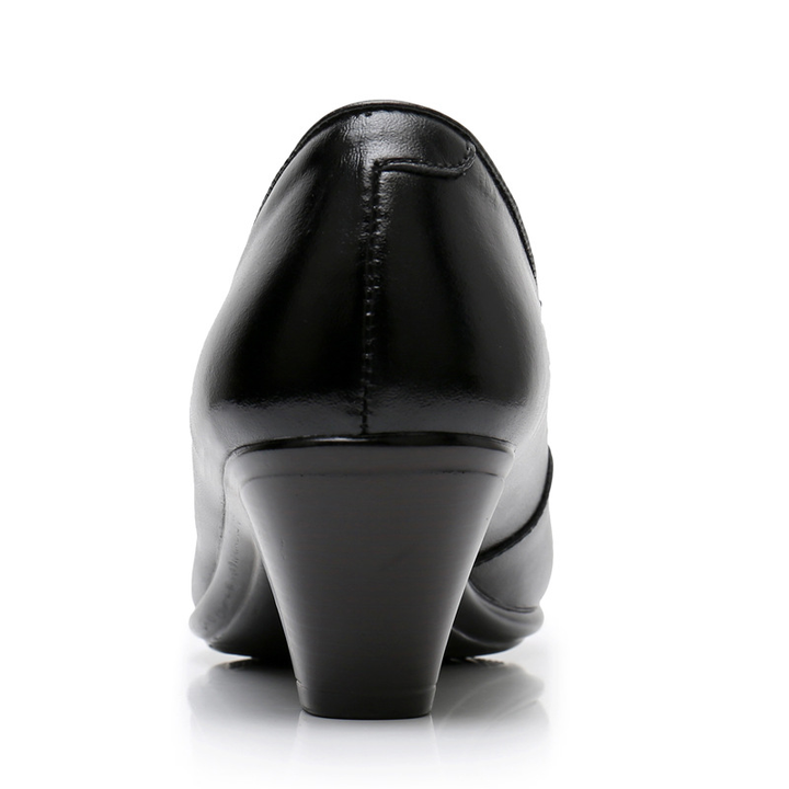 heels pumps shoes color black size 7 for women