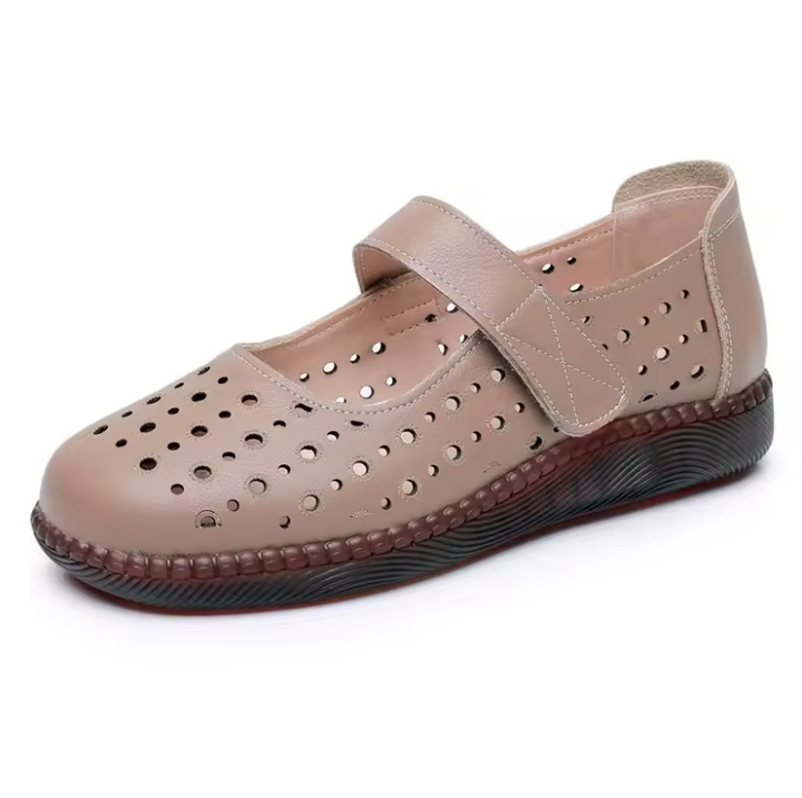 hollow sandals color black size 6.5 for women