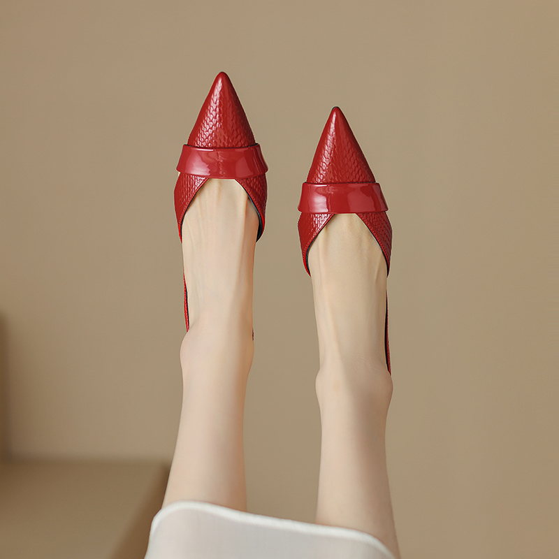 sandals color red size 7 for women